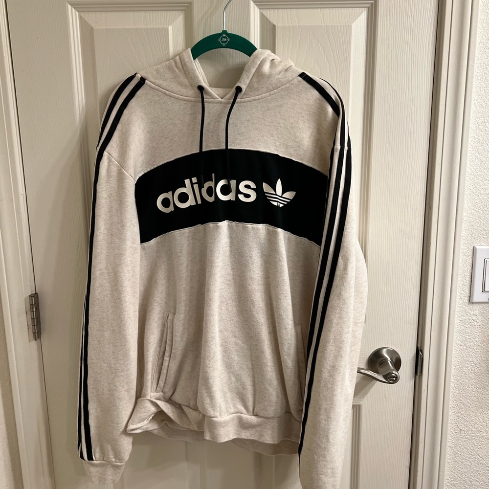 Cream Adidas Tracksuit Matching Set